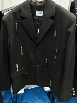 DC6610 Модные мужские пальто и куртки 2023 для подиума, роскошный известный бренд, европейский дизайн, мужская одежда для вечеринок