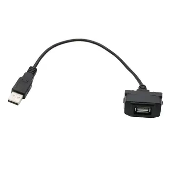 Автомобильный USB-интерфейс, кабель-адаптер, USB-кабель для передачи данных, разъем для Lancer
