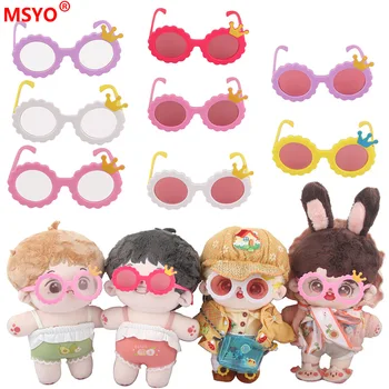 Солнцезащитные очки с мини-короной, Розовые солнцезащитные очки, аксессуары для очков, 18-дюймовая американская кукла Girl EXO Dolls, аксессуары для миниатюрных игрушек